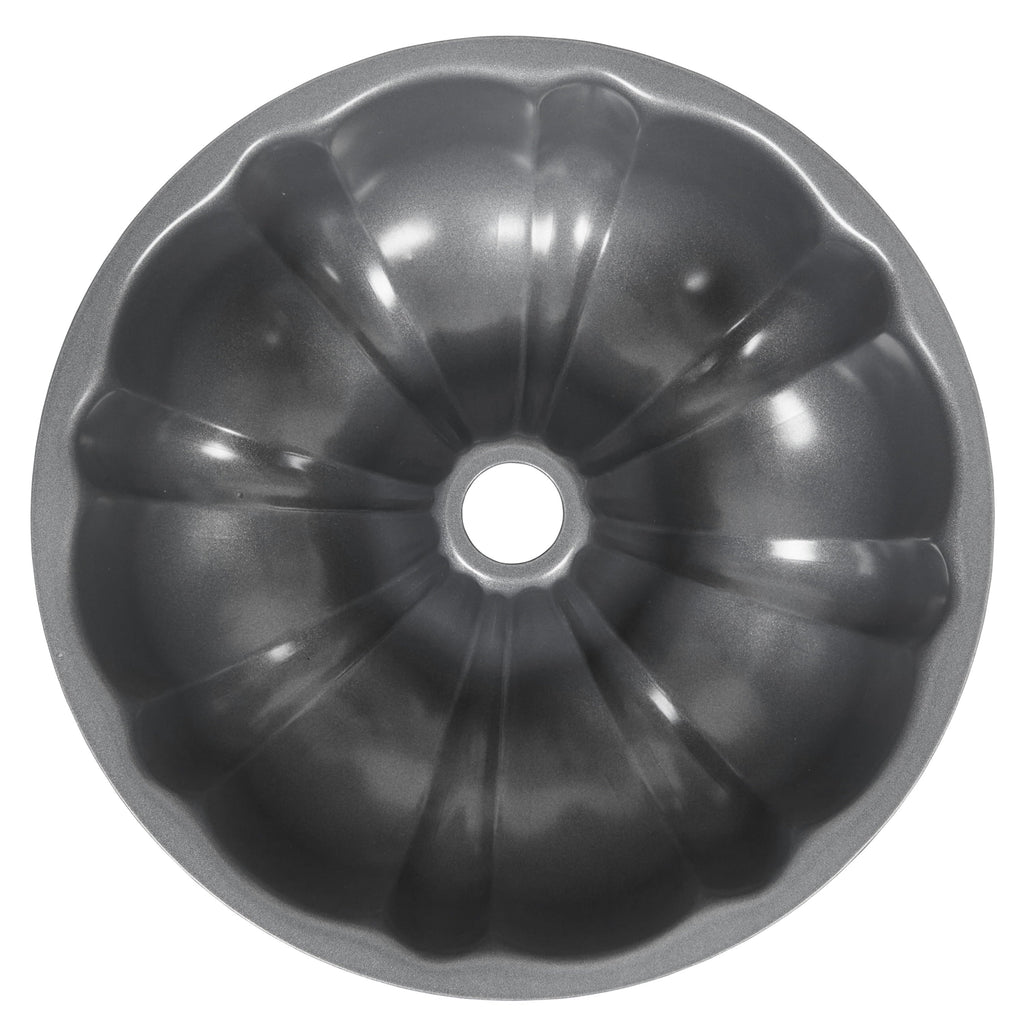 Wilton Everyday Non-Stick Bundt Cake Pan 9.51" Fluted Tube Baking Pan, Packaging May Vary